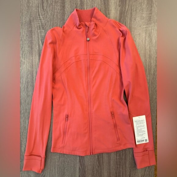 New with tags Lululemon Define Jacket Nulu.Desert Red. Size 8. Orange tone. - Picture 7 of 16